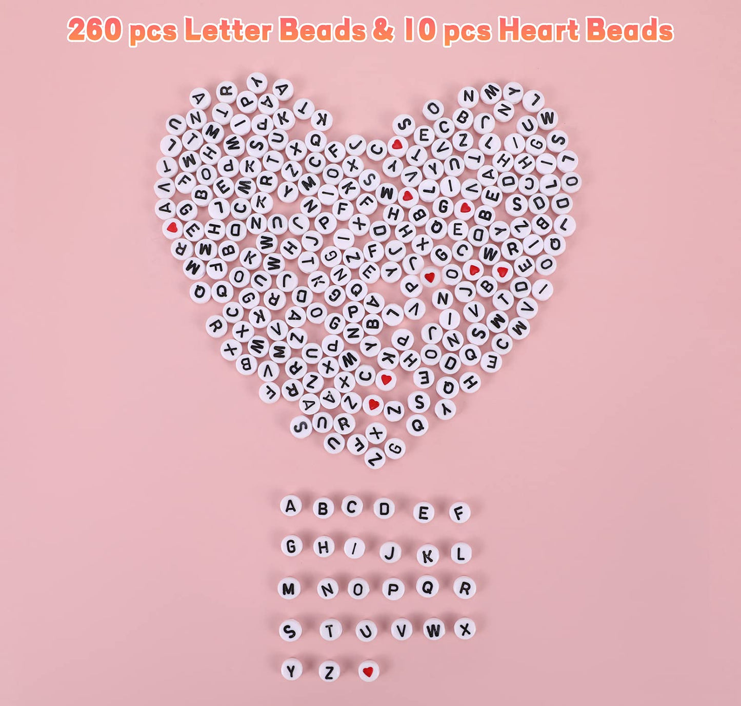 Jewelry Making Beads Kit for DIY Bracelets and Crafts