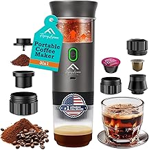 Portable 20 Bar Espresso Maker for Travel and Camping