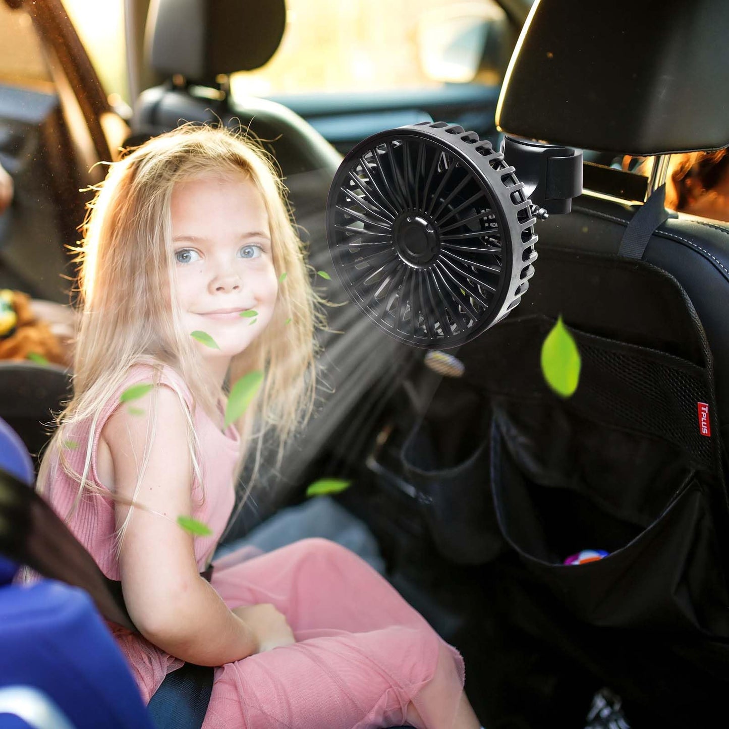 Adjustable Backseat Fan for Baby and Kids