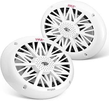 Pair of 6x9 Inch Waterproof Marine Speakers