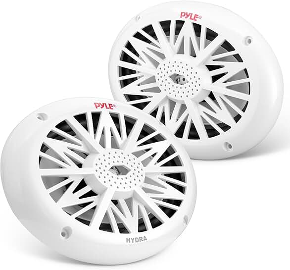 Pair of 6x9 Inch Waterproof Marine Speakers
