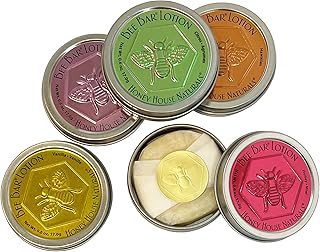 Small all-natural moisturizing lotion bar gift set