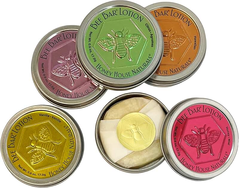 Small all-natural moisturizing lotion bar gift set