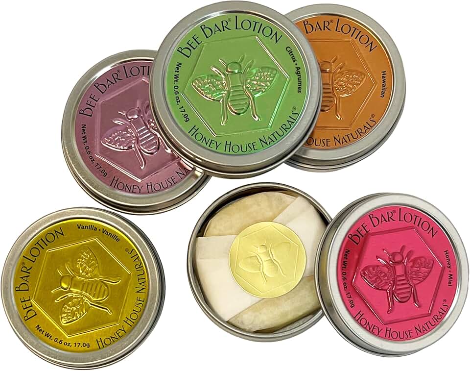 Small all-natural moisturizing lotion bar gift set