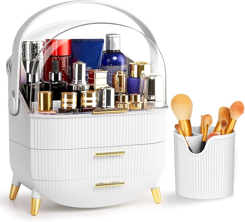 Makeup and Skincare Organizer with Drawers