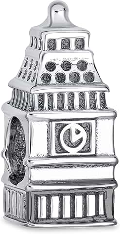 Eiffel Tower Landmark Dangle Charm for Women
