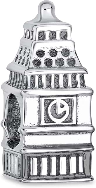 Eiffel Tower Landmark Dangle Charm for Women