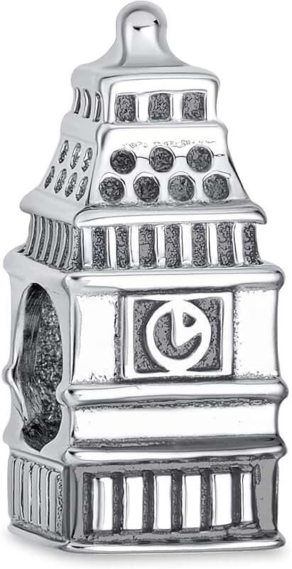 Eiffel Tower Landmark Dangle Charm for Women