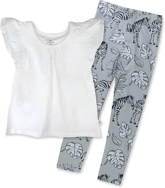 Baby Boys' Leggings and Sleeveless Shirt Set in Organic Cotton