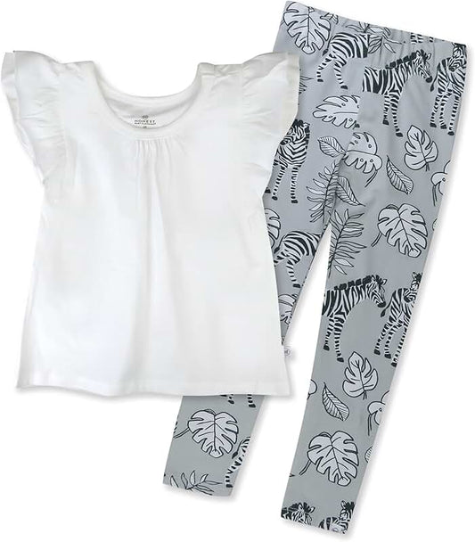 Baby Boys' Leggings and Sleeveless Shirt Set in Organic Cotton