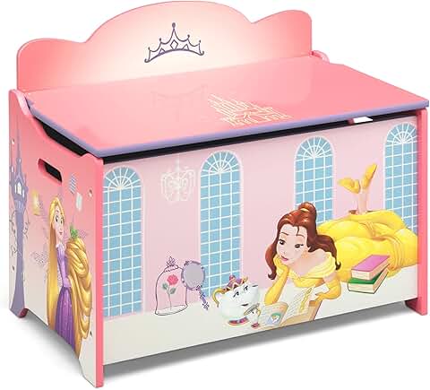 Deluxe Toy Box with Disney Princess Design