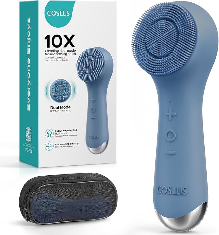 Face Scrubber with Spin and Vibration Cleansing Technology