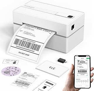 Portable Bluetooth Thermal Label Printer for Shipping