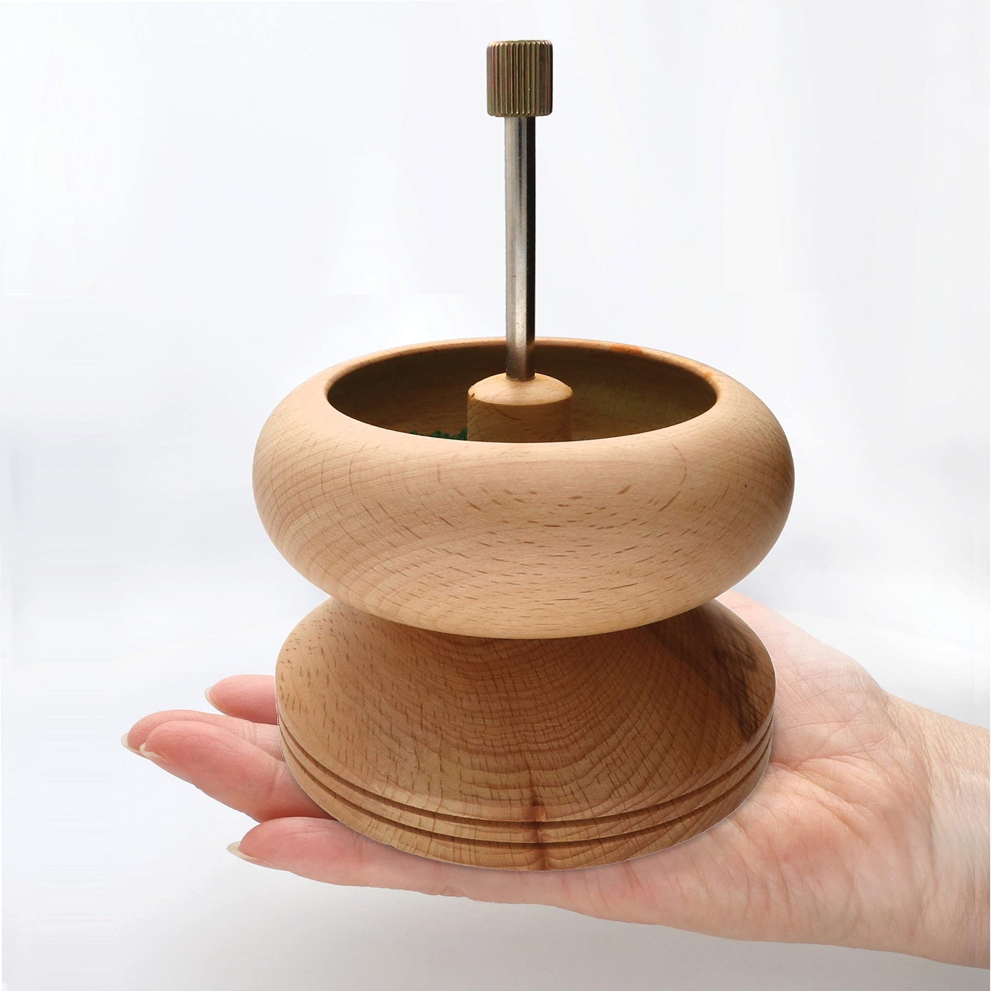 Efficient Bead Stringing Wheel for Jewelry and Arts