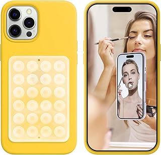 Silicone Suction Phone Case with Mount, 2 Clear Pieces