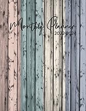 Monthly planner with 3-year calendar and holiday schedule