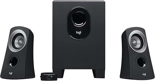 2.1 Multimedia Speaker System with Subwoofer and Strong Bass