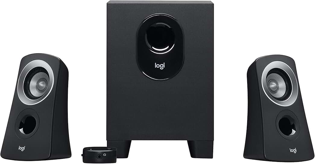 2.1 Multimedia Speaker System with Subwoofer and Strong Bass