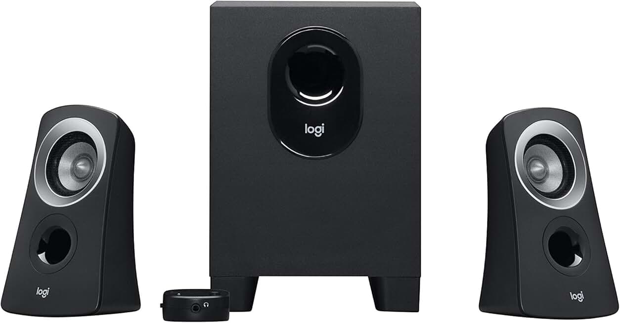 2.1 Multimedia Speaker System with Subwoofer and Strong Bass