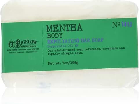 Mentha Body Exfoliating Bar Soap 7 oz