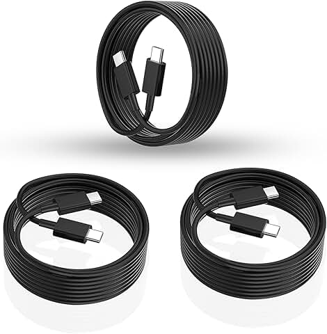 USB C to USB C Fast Charging Cable Black
