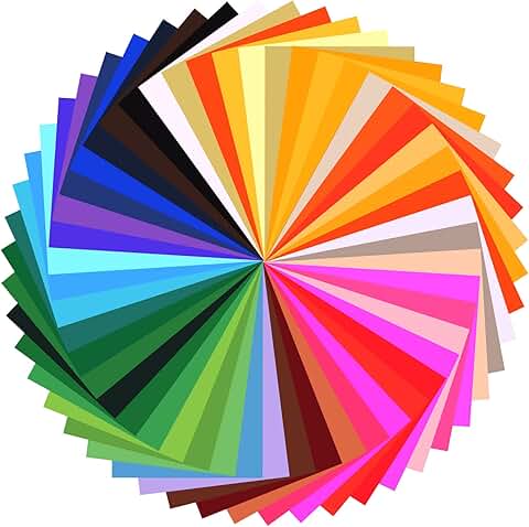 300 Sheets of 8.3 x 11.7 Inch Multi-Colored Cardstock Paper