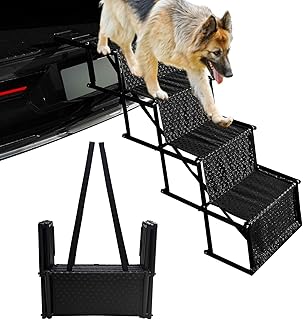 Foldable Dog Ramp and Steps for Large Pets