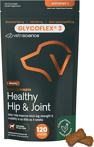 Healthy Hip & Joint Chews for Dogs, 120 Count