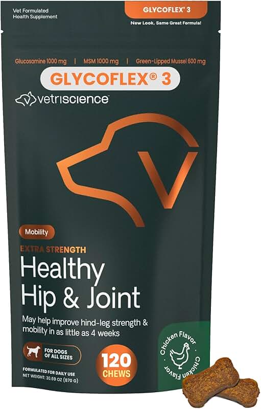 Healthy Hip & Joint Chews for Dogs, 120 Count
