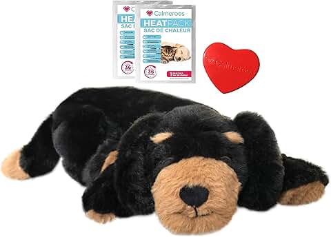 Puppy Heartbeat Sleep Aid with Heat Packs for Anxiety