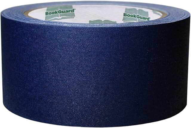 2 Inch Book Repair Tape, Navy Blue, 15 Yard Roll