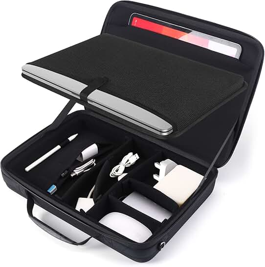 Laptop and Tablet Shoulder Bag for 16-inch MacBook and 13-15 inch Devices