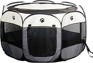 Foldable Pet Playpen for Indoor and Outdoor Use