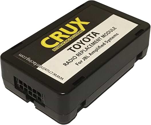 Radio replacement interface for select Toyota and Lexus vehicles