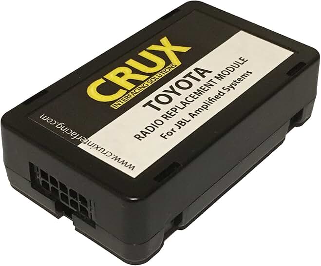 Radio replacement interface for select Toyota and Lexus vehicles