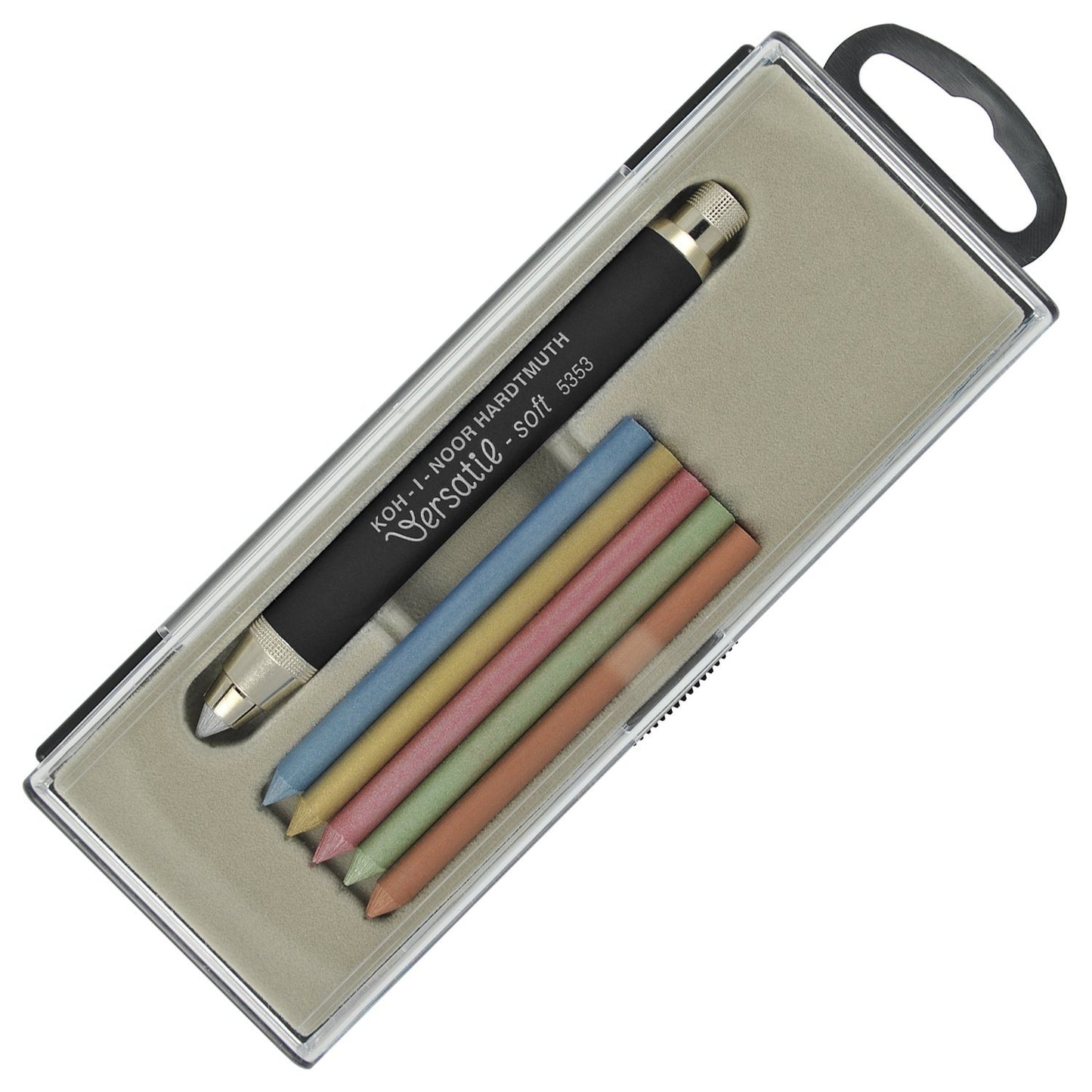 All Metal Lead Holder with Sharpener and Soft Surface Set