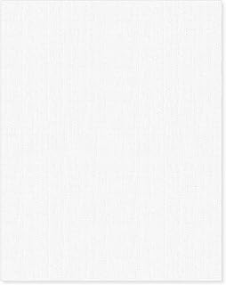 White Linen Textured Cardstock, 100 Sheets, 8.5x11