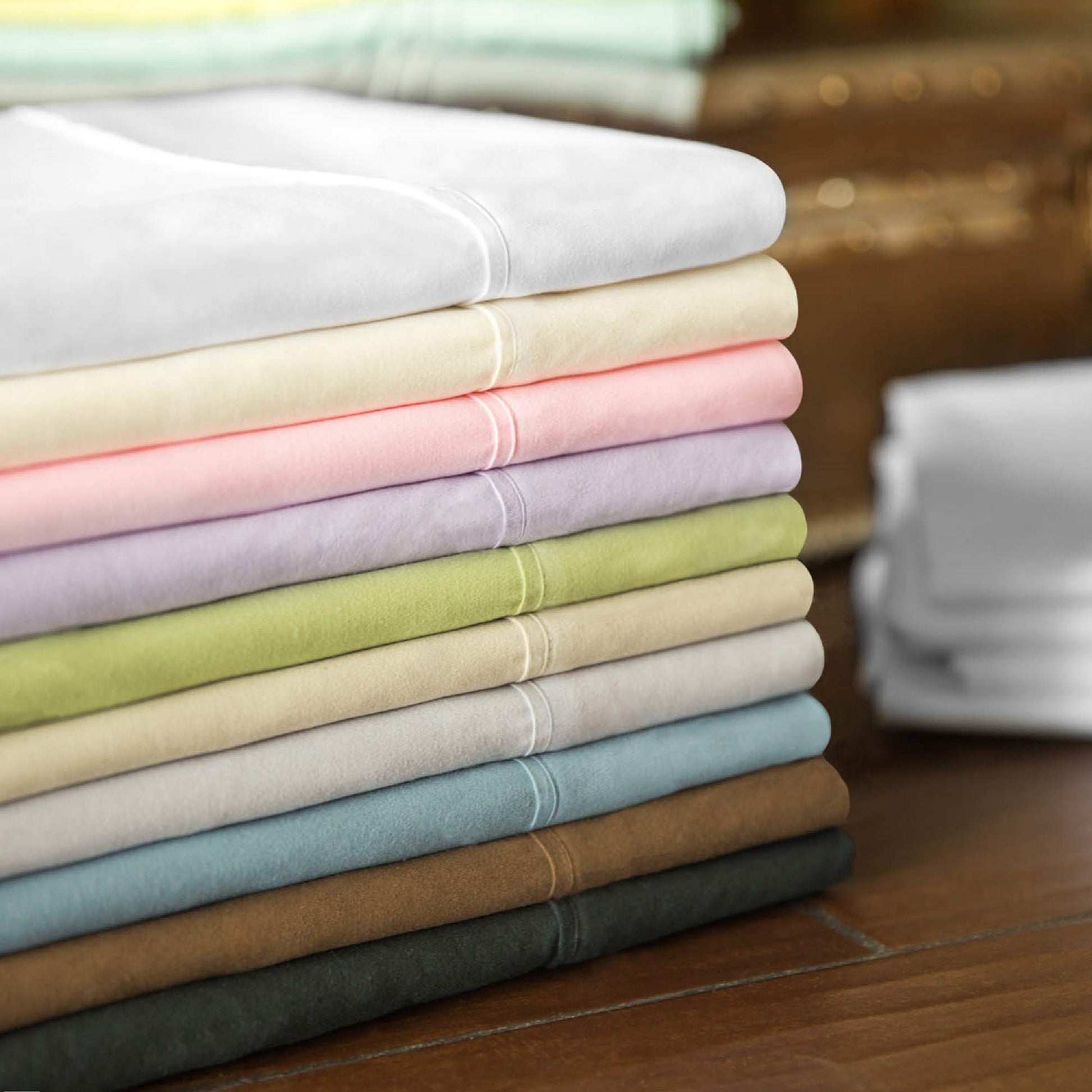 Double Brushed Microfiber Super Soft Bed Sheet Set  Wrinkle Resistant  Cot Size  Fern