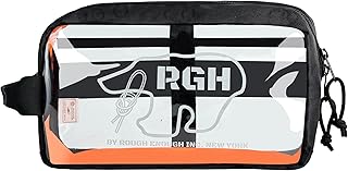 Clear travel toiletry bag for women and men