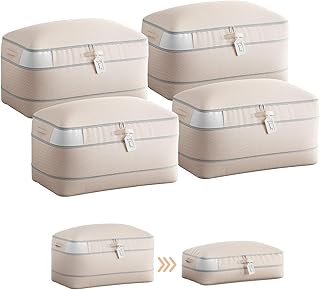 Large 4-Pack Compression Storage Bags for Comforters