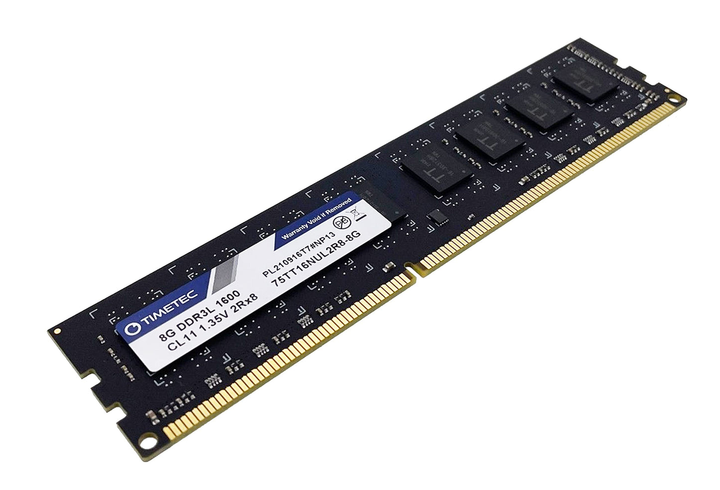 16GB KIT(2x8GB) DDR3L / DDR3 1600MHz (DDR3L-1600) PC3L-12800 / PC3-12800 Non-ECC Unbuffered 1.35V/1.5V CL11 2Rx8 Dual Rank 240 Pin UDIMM Desktop PC Computer Memory RAM(SDRAM) Module Upgrade