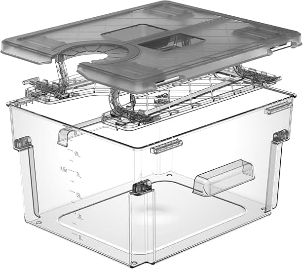 11.6 QT Sous Vide Container with Lid and Rack