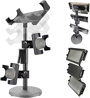 Universal 3-in-1 Metal Stand for Tablets and Smartphones