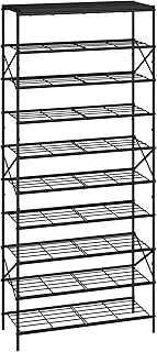 Large 10-Tier Shoe Rack for 40 Pairs