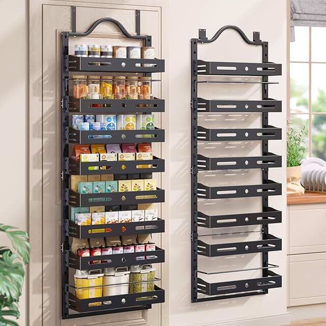8-Tier Over-the-Door Pantry and Spice Organizer