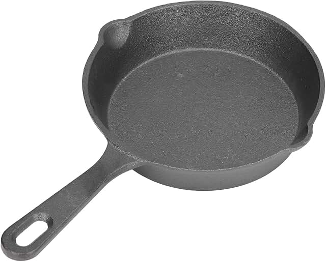 14cm Cast Iron Mini Flat Frying Pan