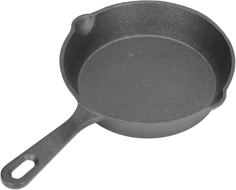 14cm Cast Iron Mini Flat Frying Pan