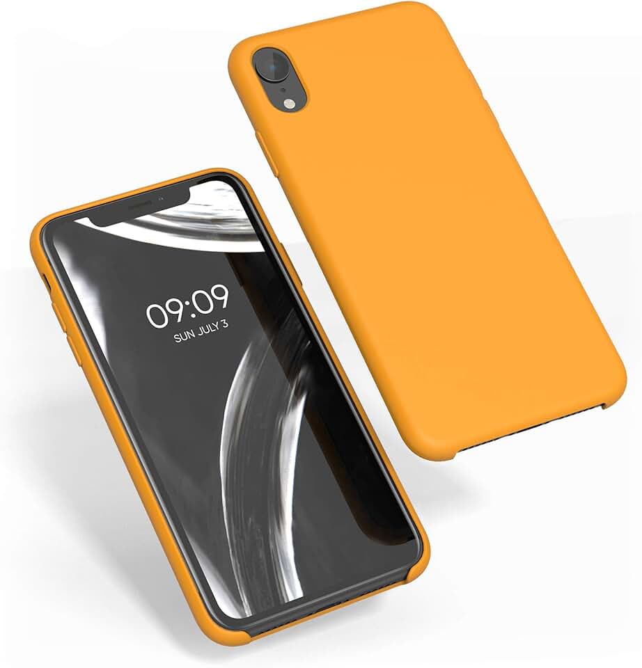 Apricot TPU Silicone Phone Case for iPhone XR