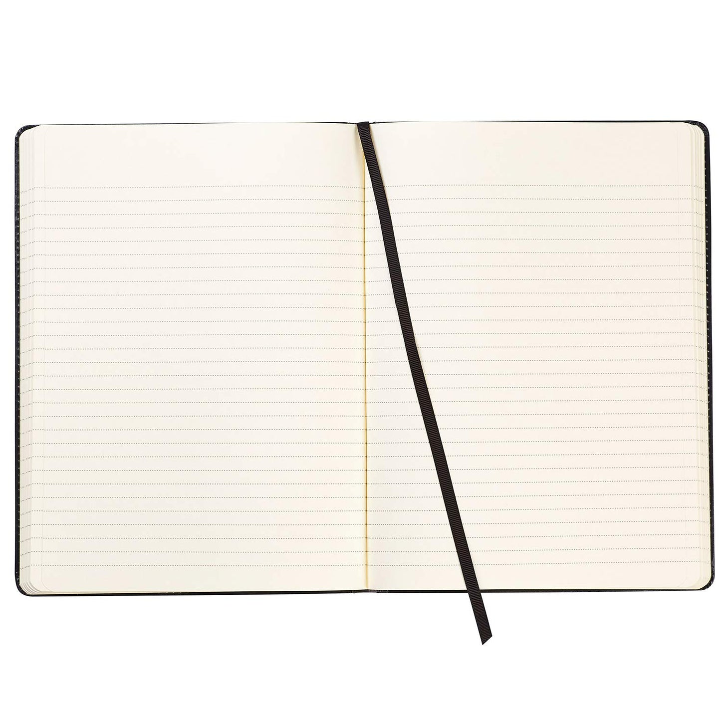 Large Charcoal Gray Leather Journal, 192 Pages