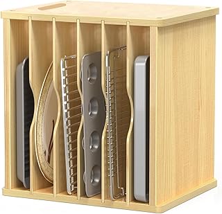 7-Tier Wooden Organizer for Kitchen Storage